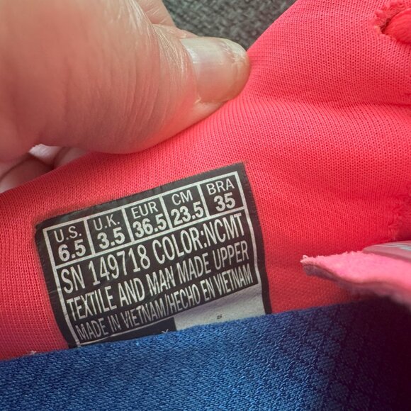 Skechers Arch Fit Sneakers Trainers Womans Size 6.5 149178 Pink Orange NCMT - Picture 12 of 14